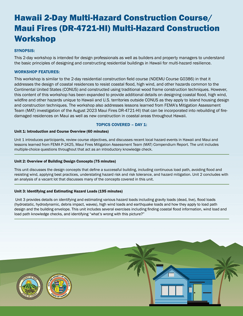 2025 FEMA Multi-Hazard Construction Workshop-1